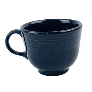 Fiesta Cobalt Blue Flat Cup Only Coffee Tea Homer‎ Laughlin HLC Fiestaware